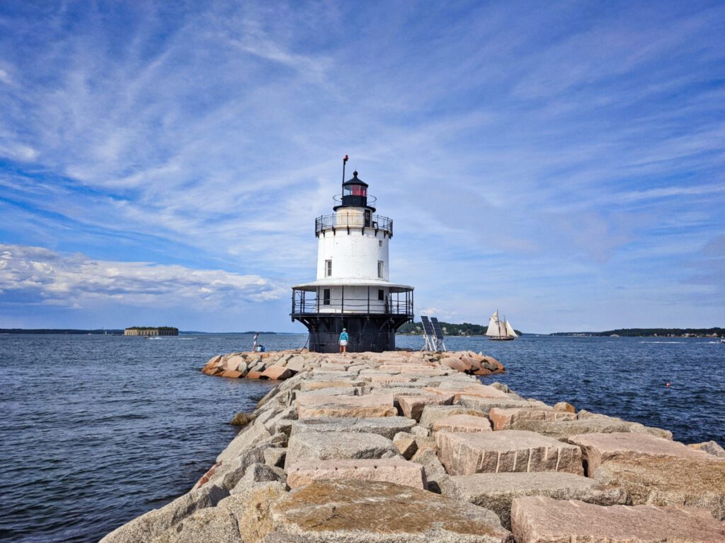 Portland Harbor Breakwater Light