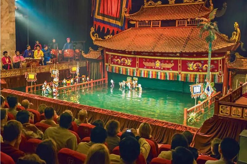 Traditional Puppet Show Hanoi at Thang Long Theatre
