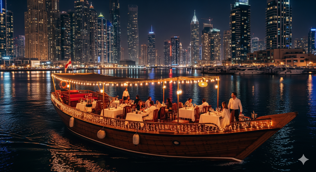 Your experience at Dinner Cruise Dubai Marina