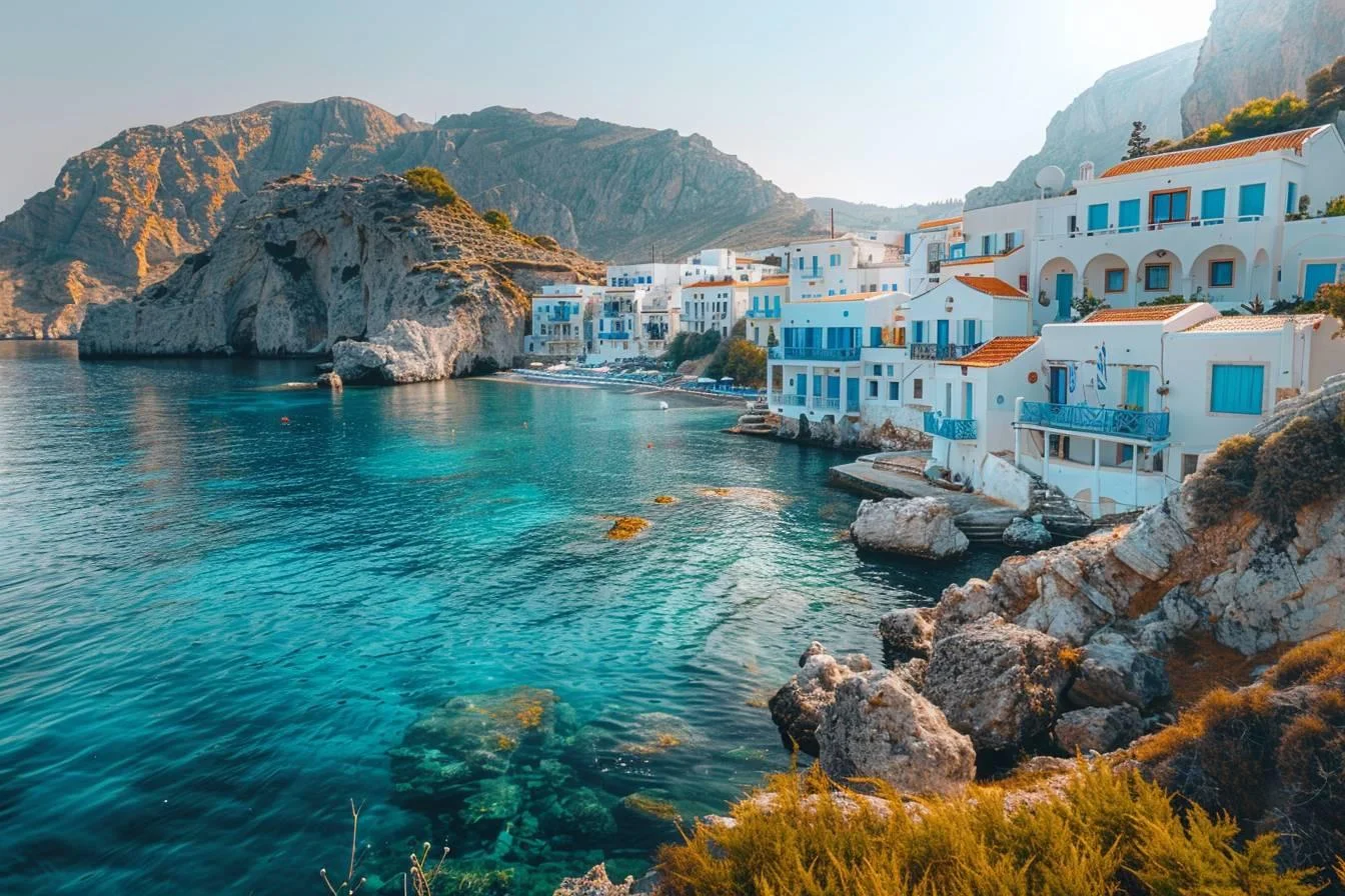 Thirassia Island Coastline