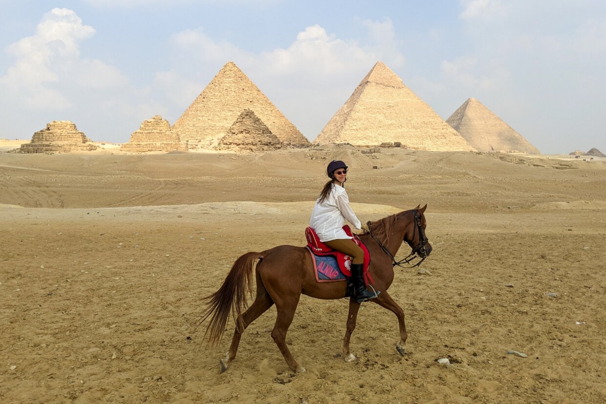 Horse Riding Cairo at the Pyramids