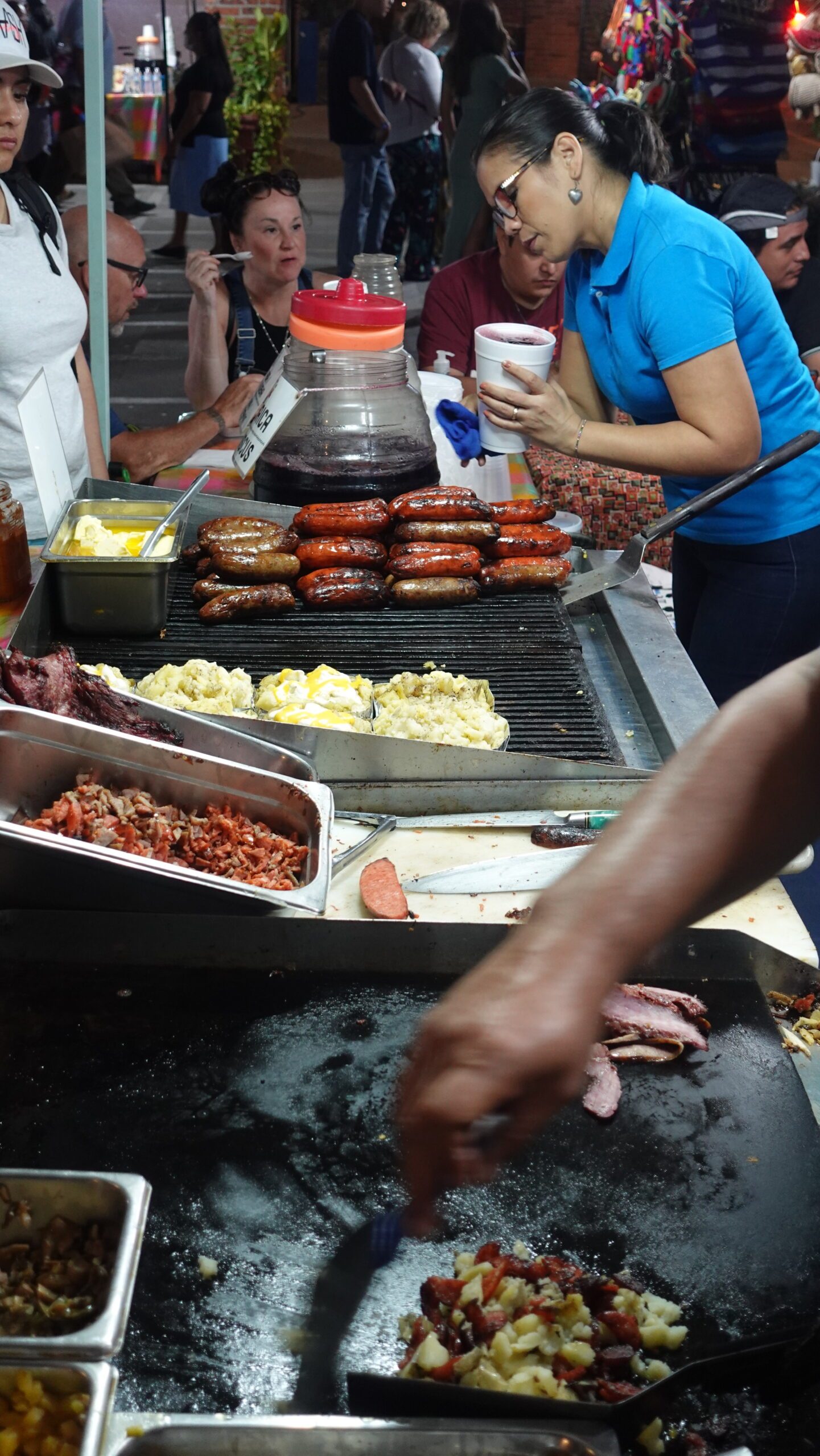 Taco Vendor Row