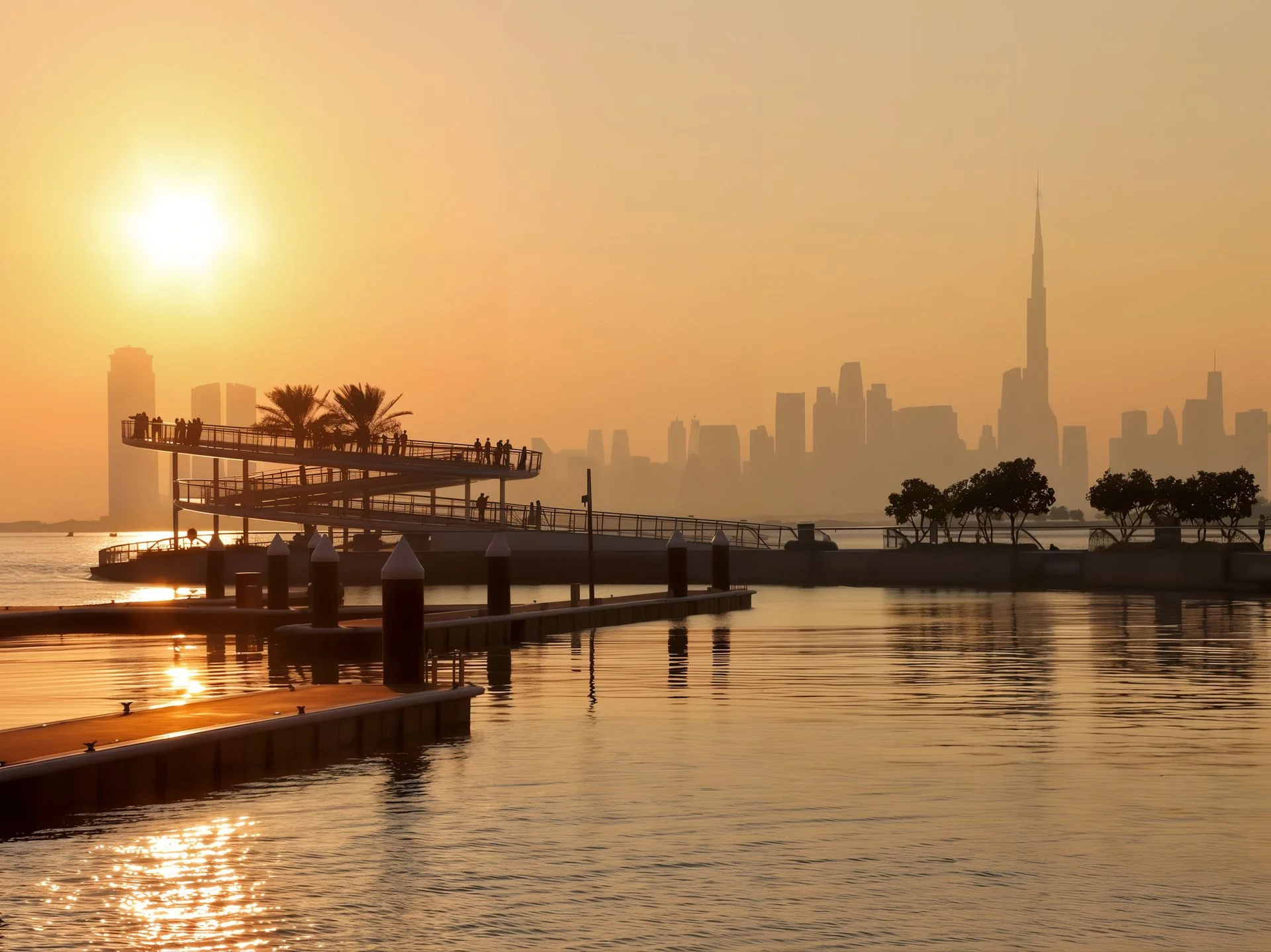 Dubai Creek Harbour Boat Ride Experience