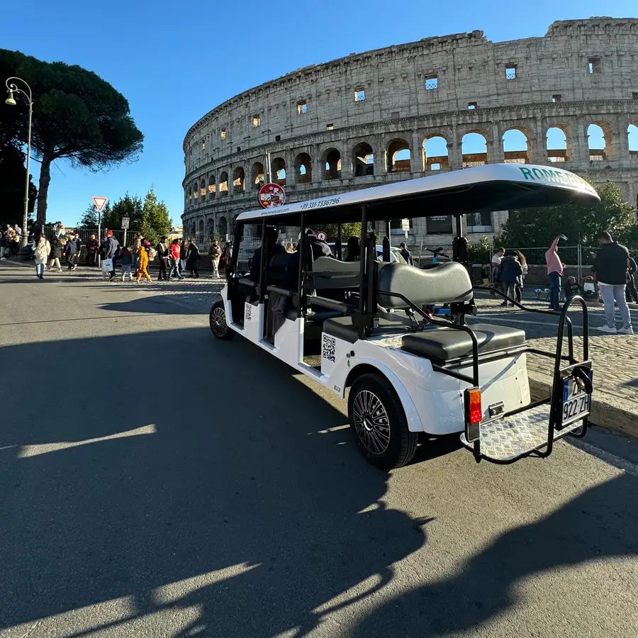 Golf Cart Food Tour Rome