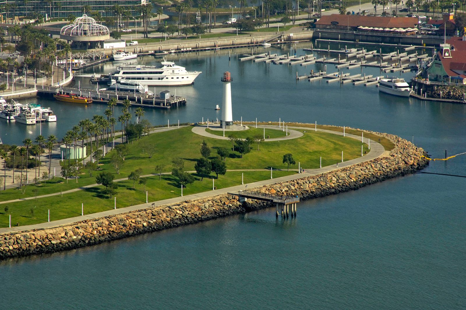 Lighthouse at Rainbow Harbor