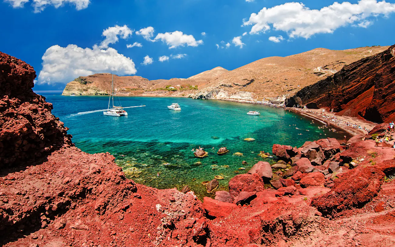 Red Beach Cliffs