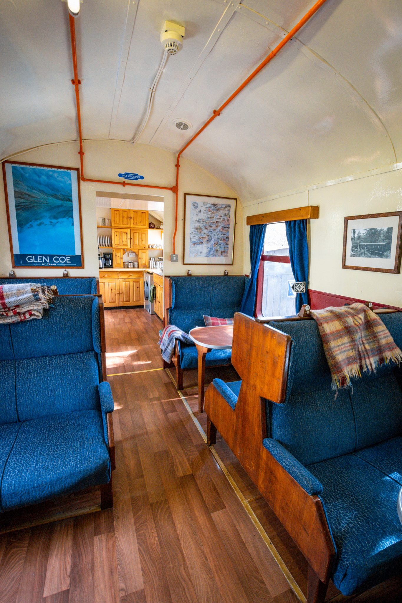 Bunkhouse et wagons-lits du musée de la gare de Glenfinnan