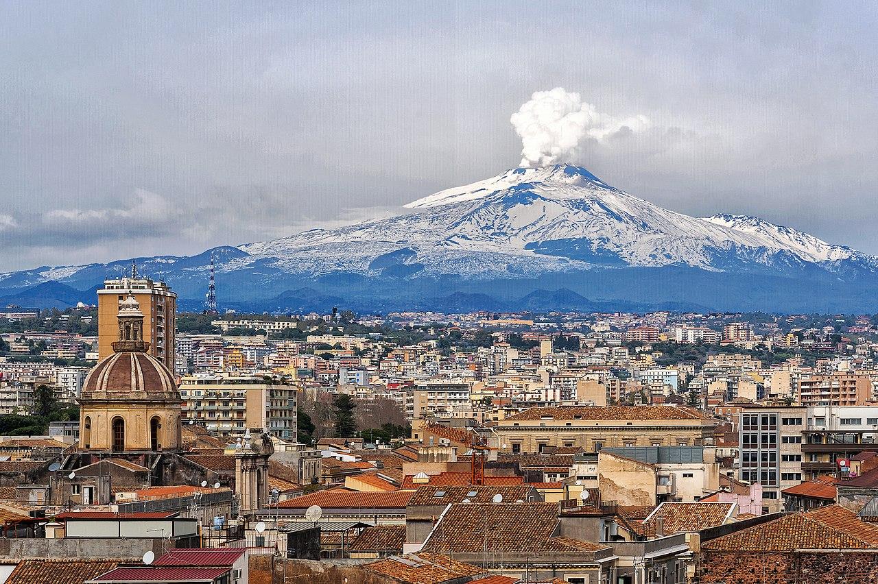 How Far Is Catania From Mount Etna