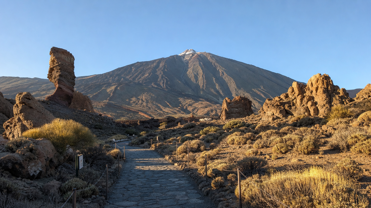 Mount Teide hiking path