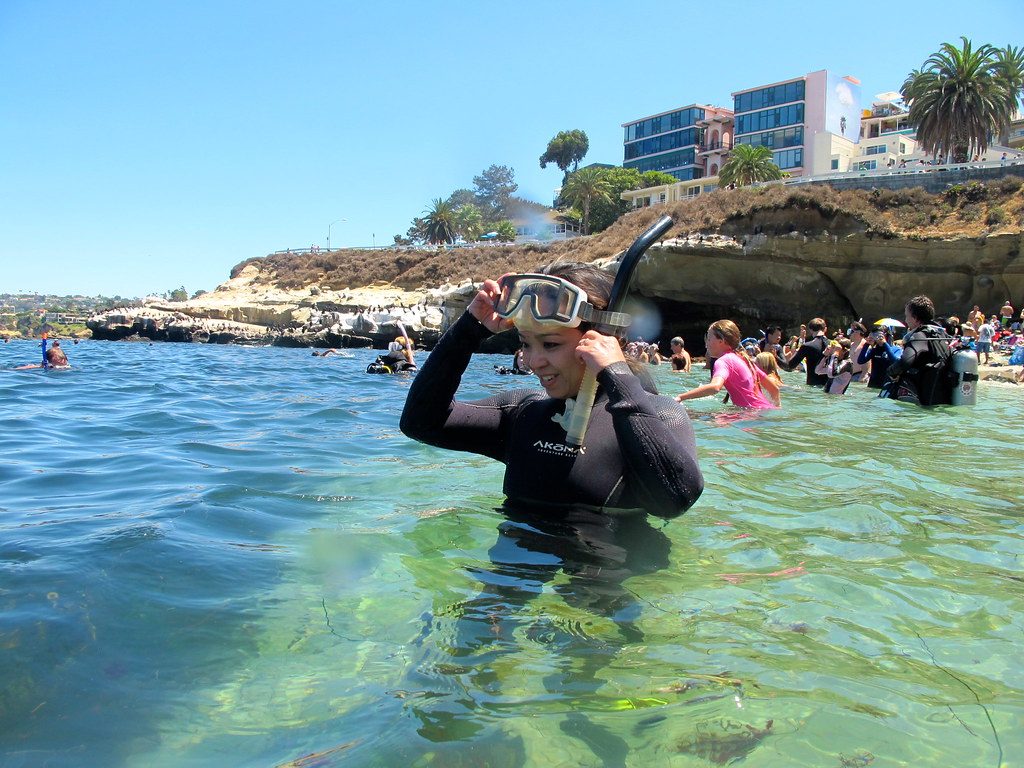 Snorkeling La Jolla Shores