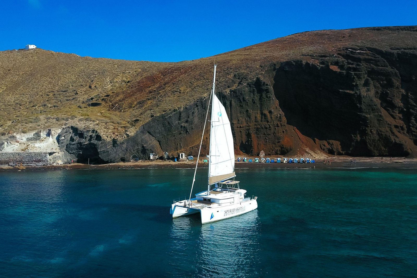Sail the caldera loop