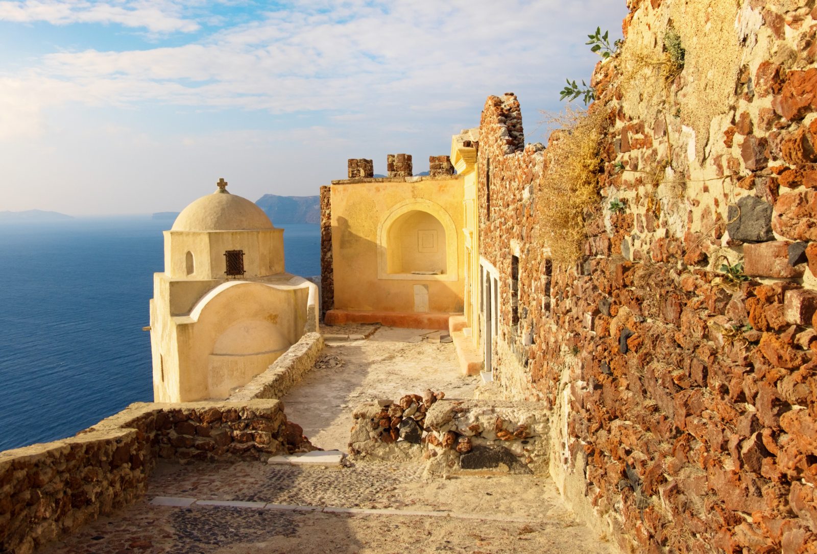 Oia Castle Ruins