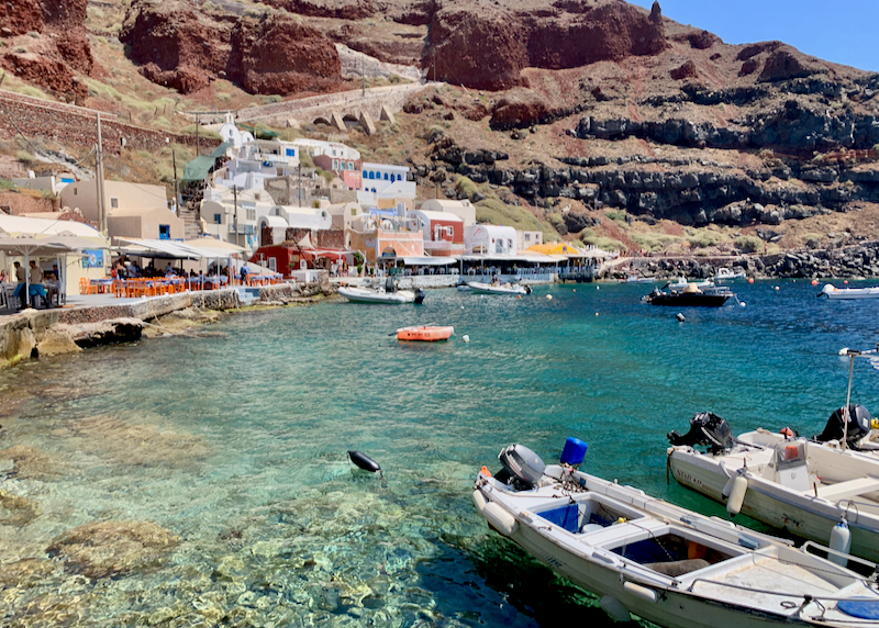 Return toward Oia