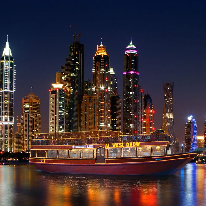 Dhow Cruise Dubai Marina Location