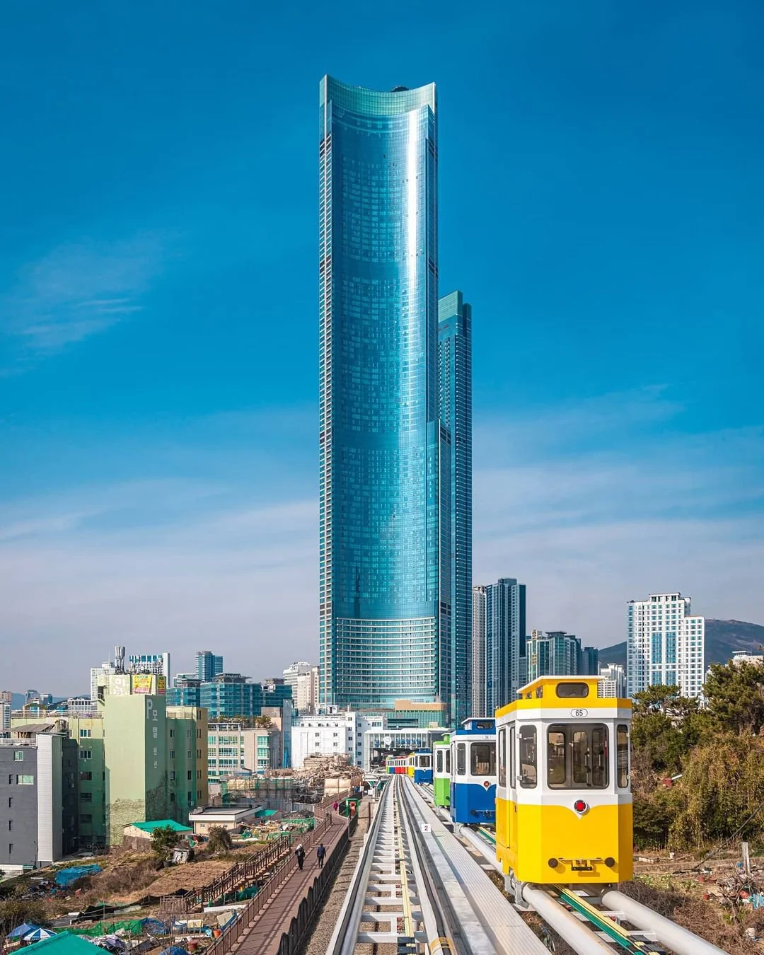 Busan Capsule Train Tickets at Haeundae Blue Line Park
