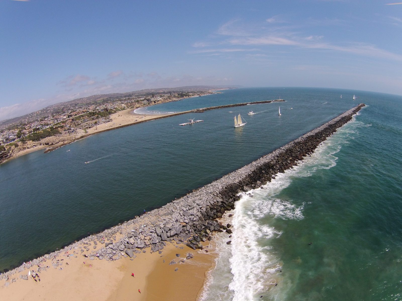 Newport Harbor entrance