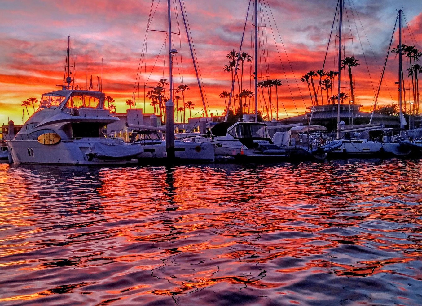 Sunset in Marina Del Rey