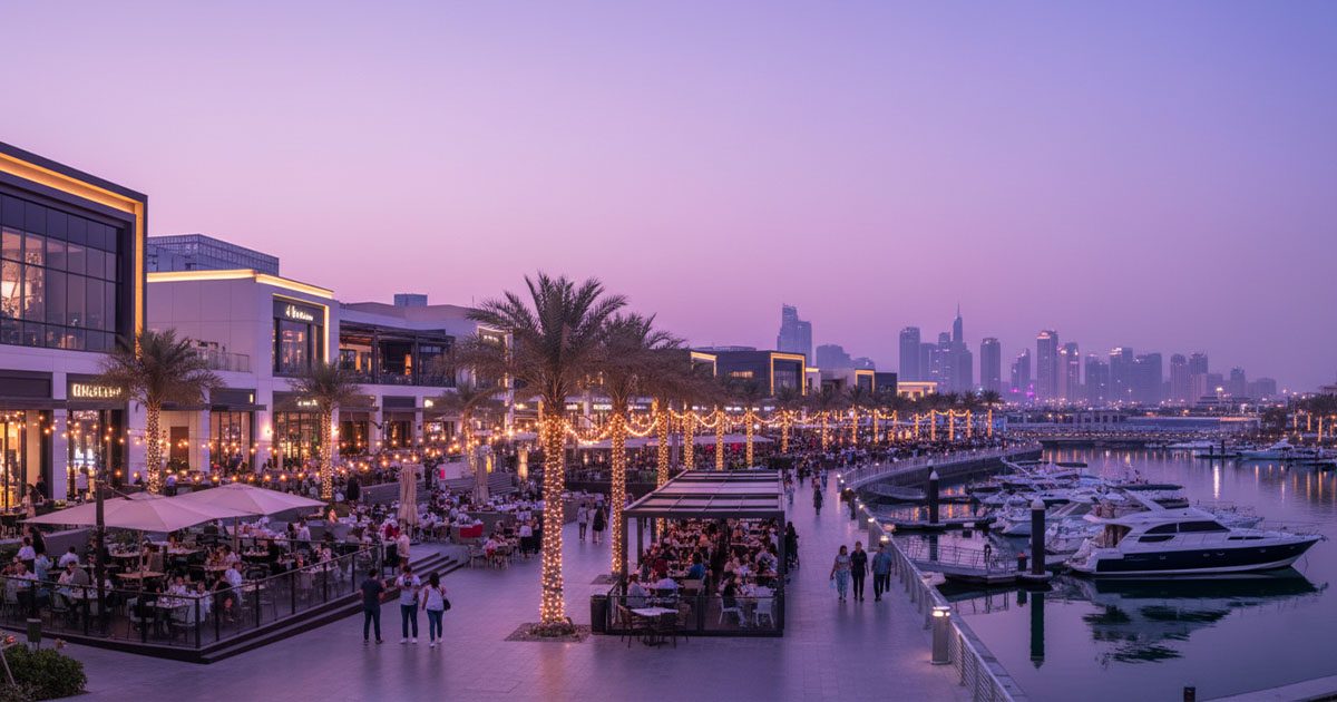 Wide Promenade Shot