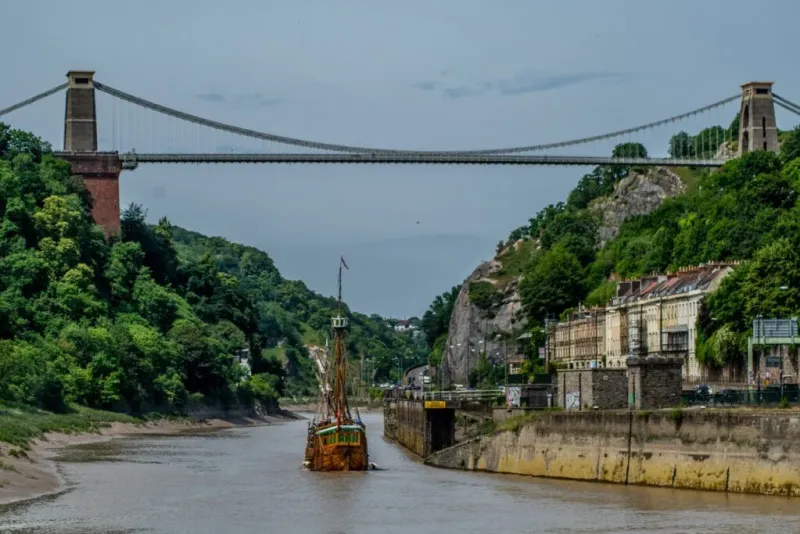 Bristol Boat Trips Under Suspension Bridge