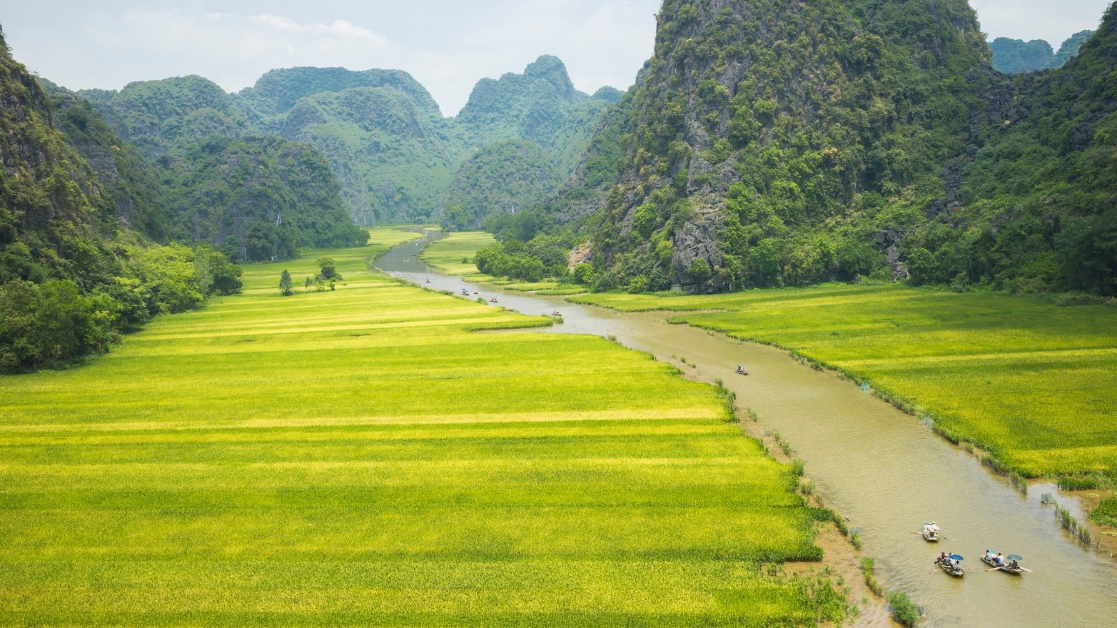 Tam Coc Boat Tour Through Limestone Karsts