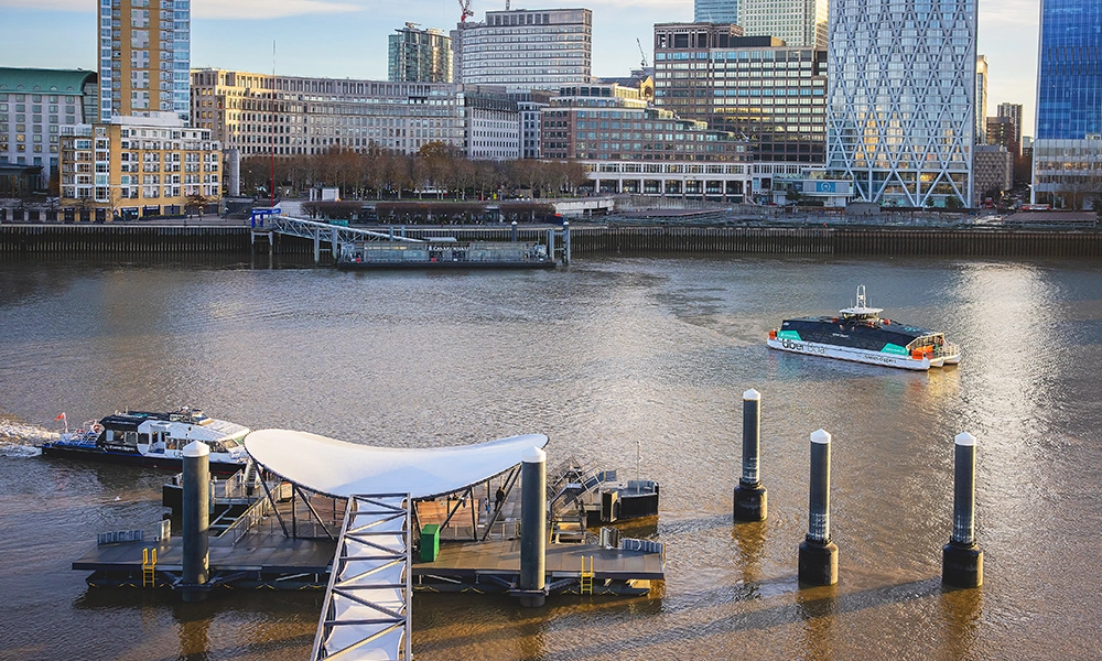Canary Wharf Boat Ride on the Thames