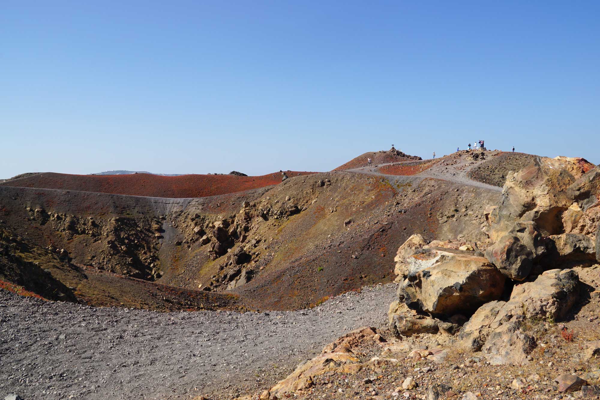 Nea Kameni Crater