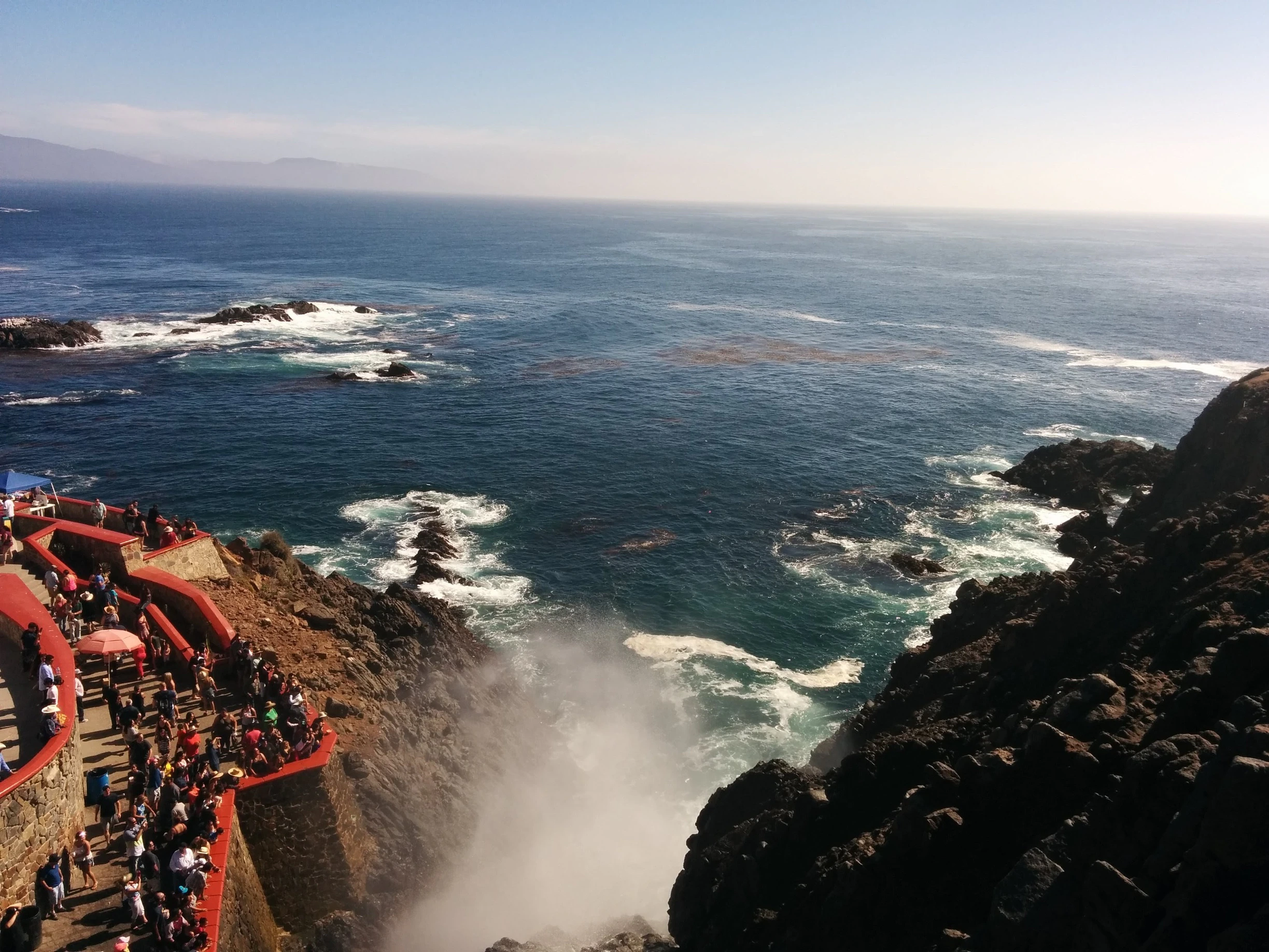 Sample authentic Baja-style fish tacos and grilled clams prepared by local vendors.