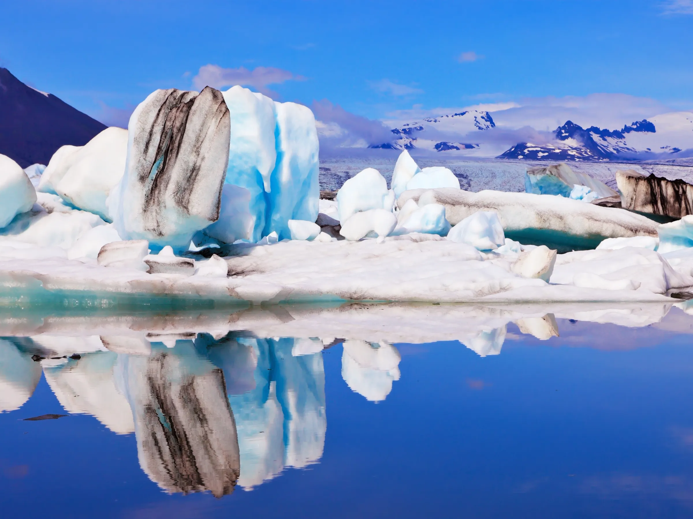 Katla ice cap view