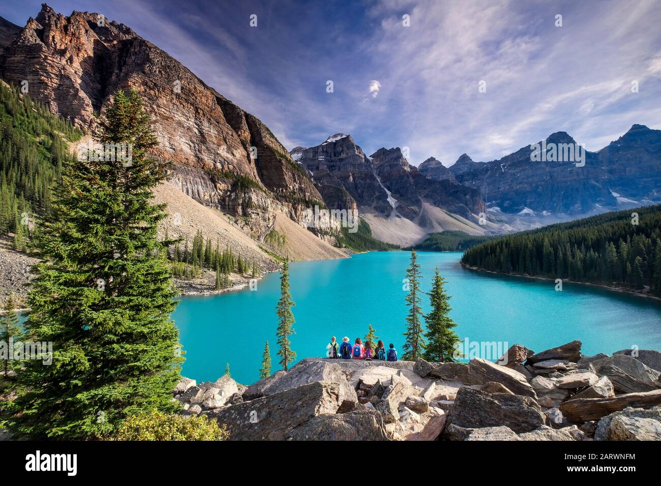 Moraine Lake Shoreline at the Rockpile