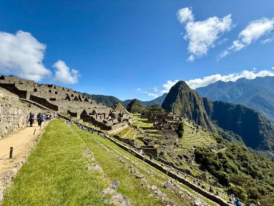 Lower terraces of Machu Picchu