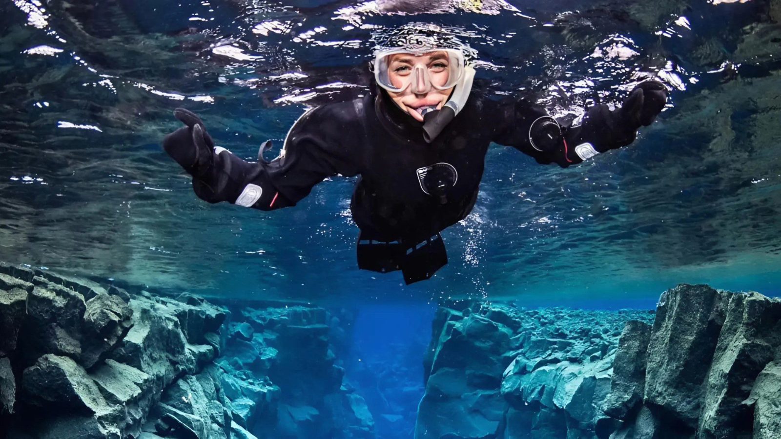Snorkeling in Silfra Fissure