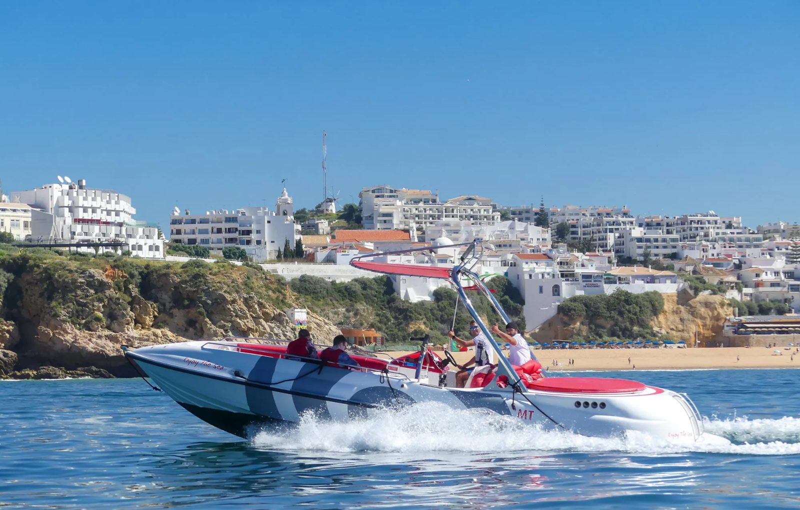 Departure from Albufeira Marina
