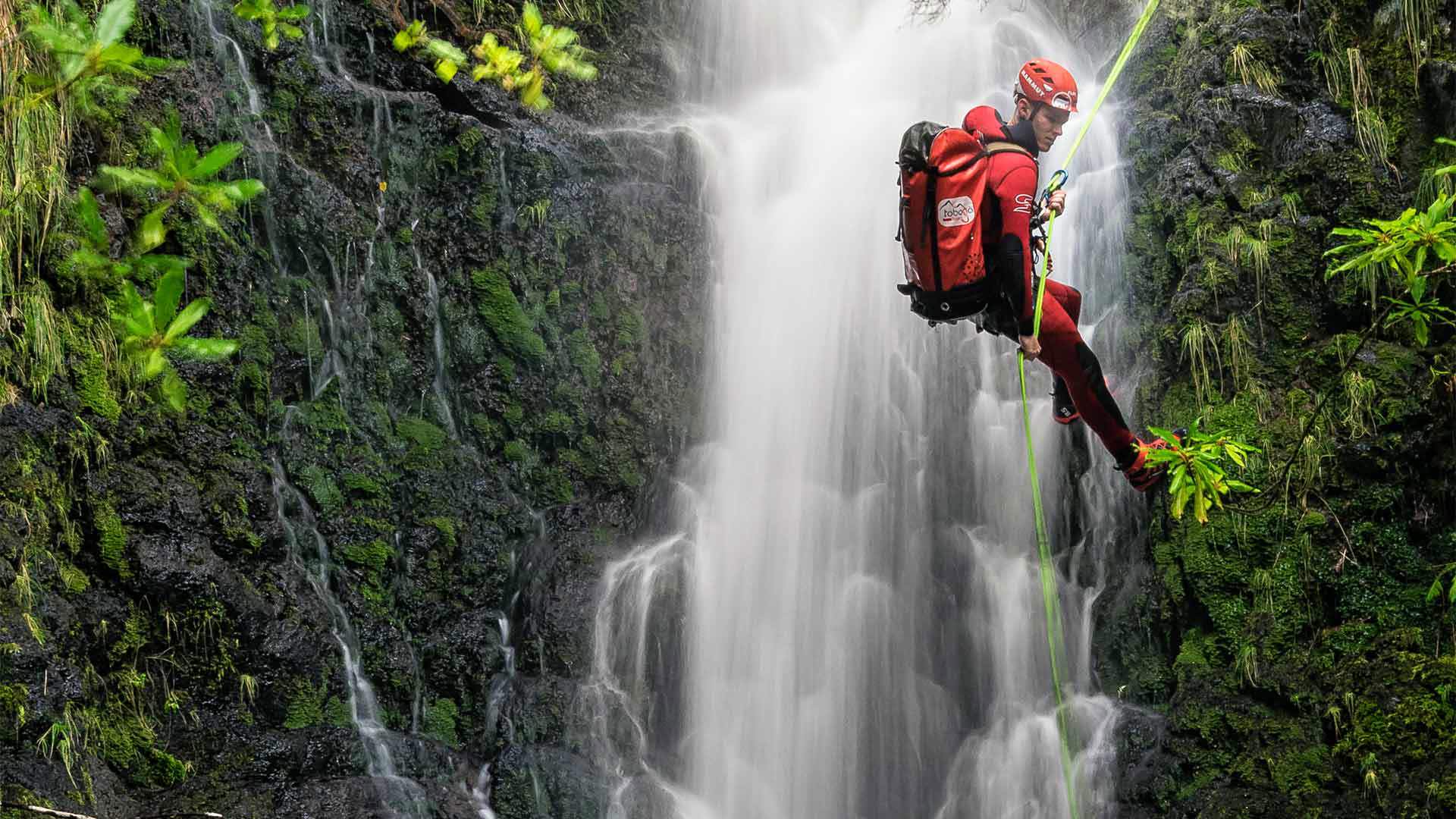 Waterfall Rappel Section