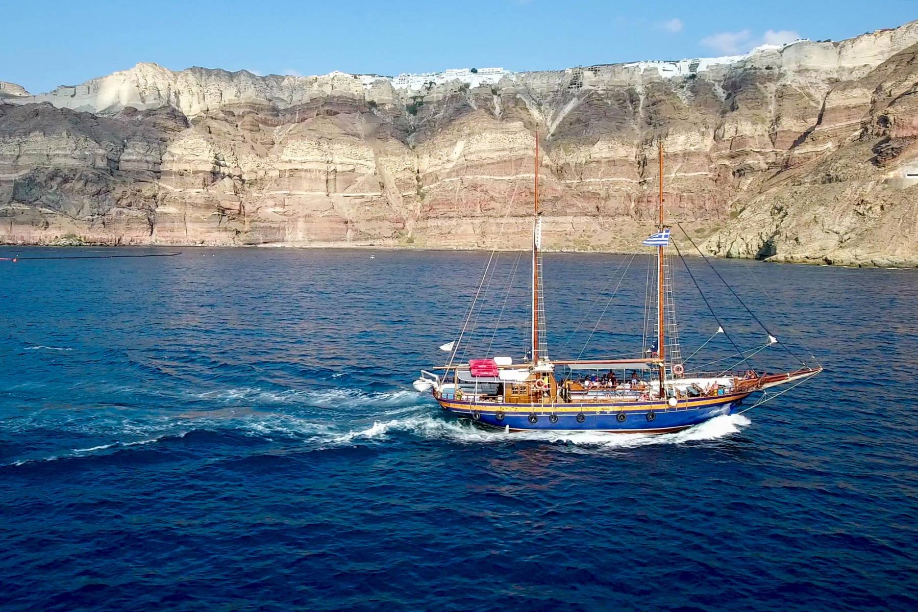 Boat Deck Caldera Backdrop