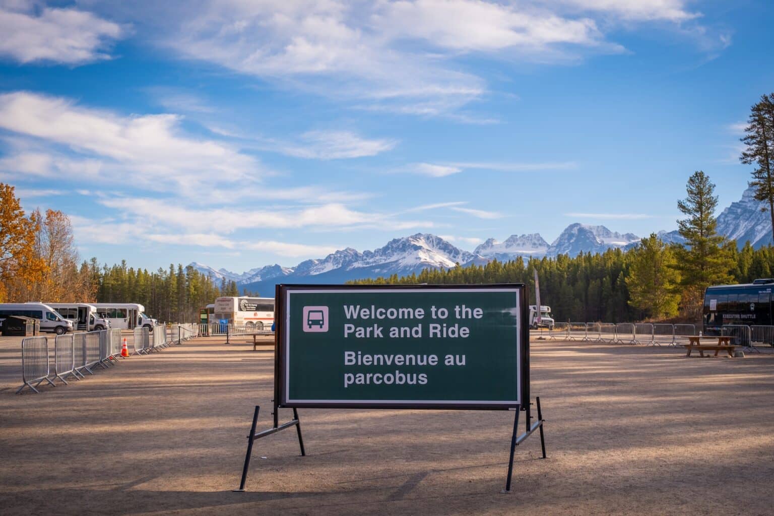 Check in at Park and Ride