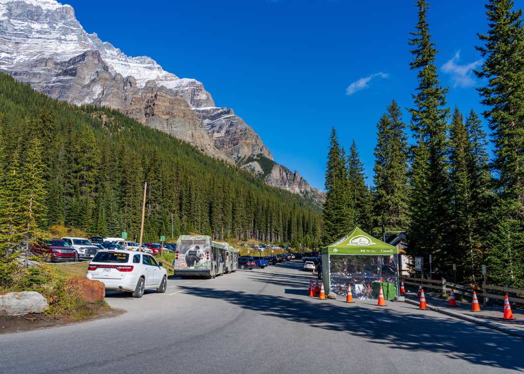 Moraine Lake connector tents