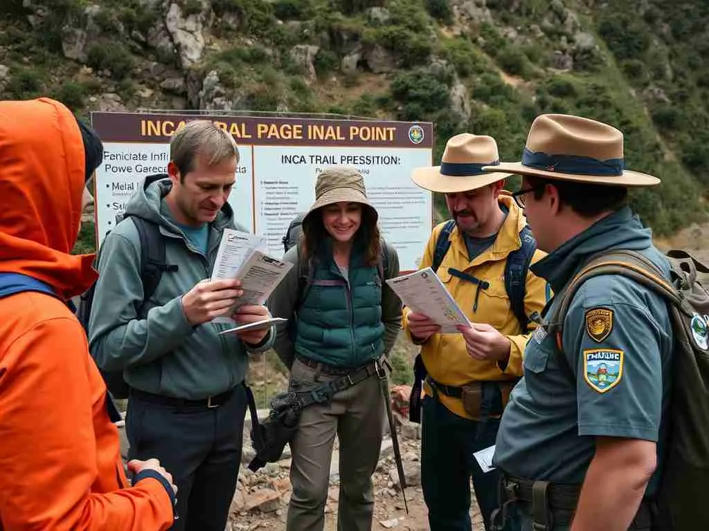 Wander-Briefing und Genehmigungsprüfung