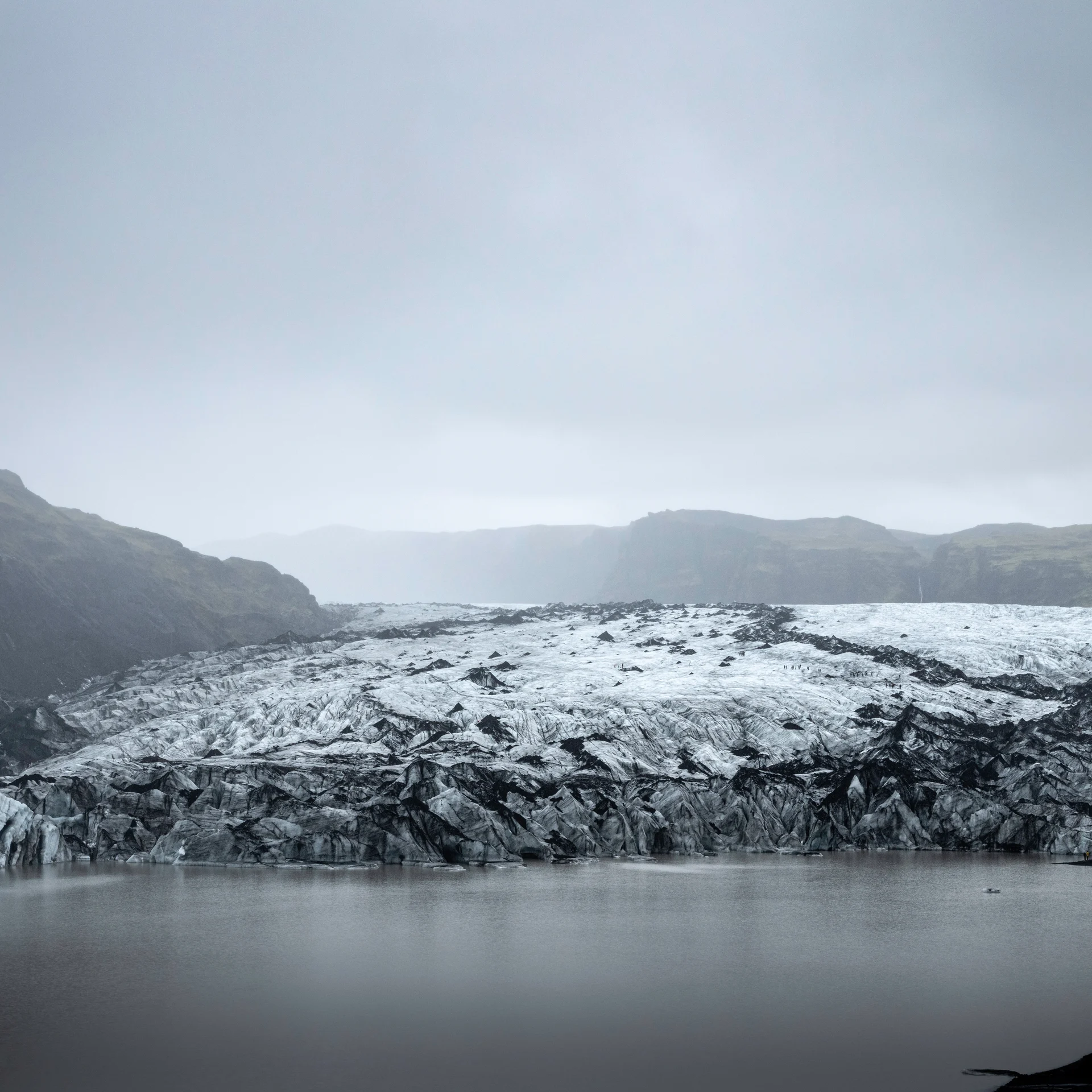 Ash-Streaked Ice Field
