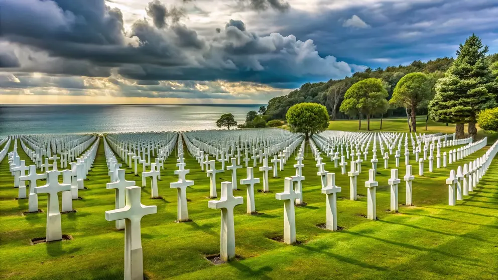 Normandy American Cemetery Overlook
