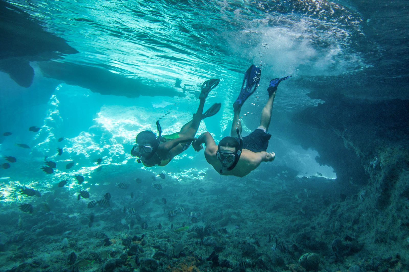 Snorkeling at Thunderball Grotto