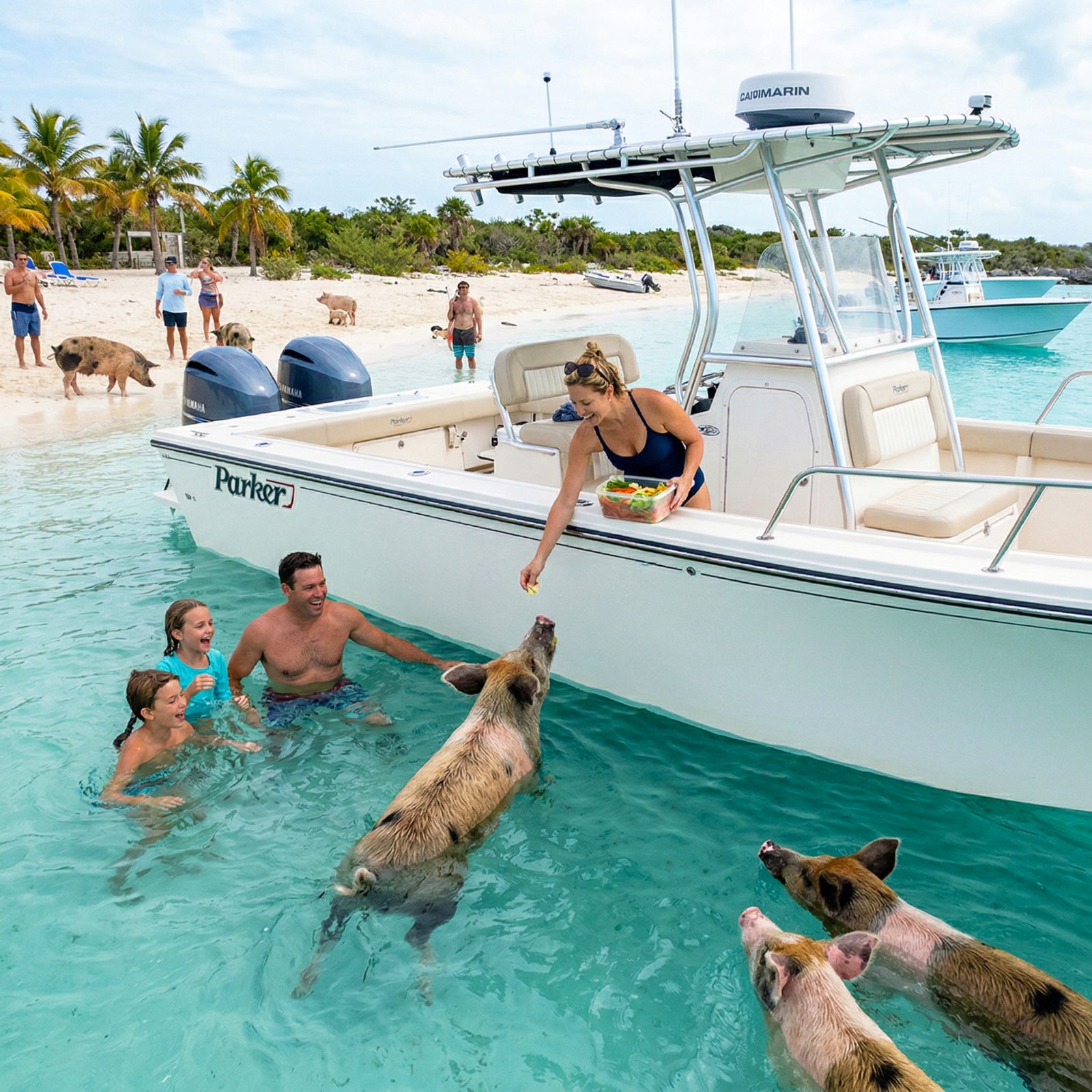 Nassau to Pig Beach Boat