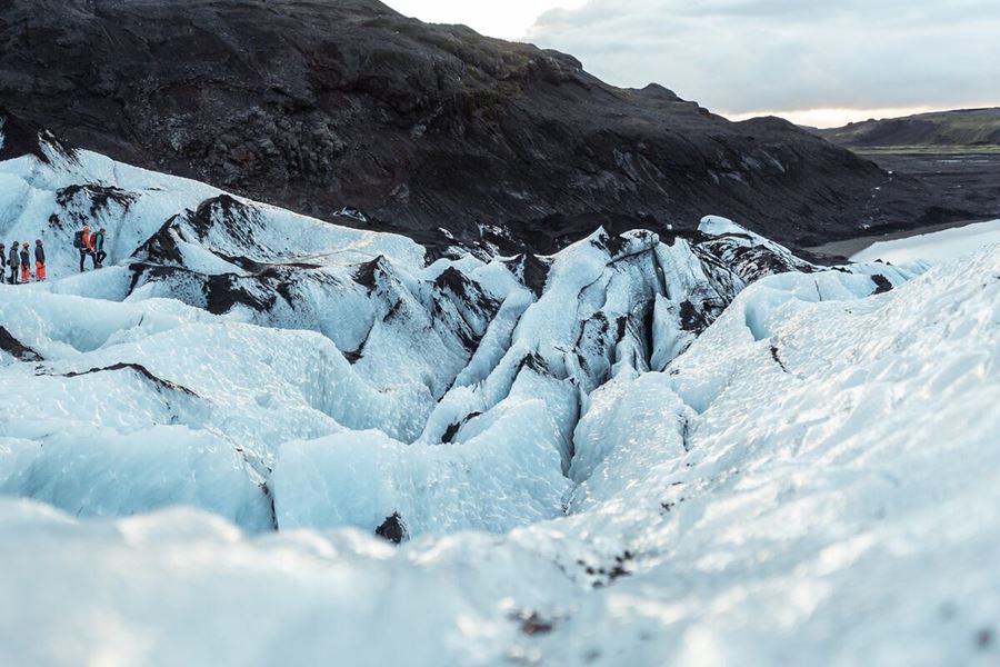 Moulins and Crevasses