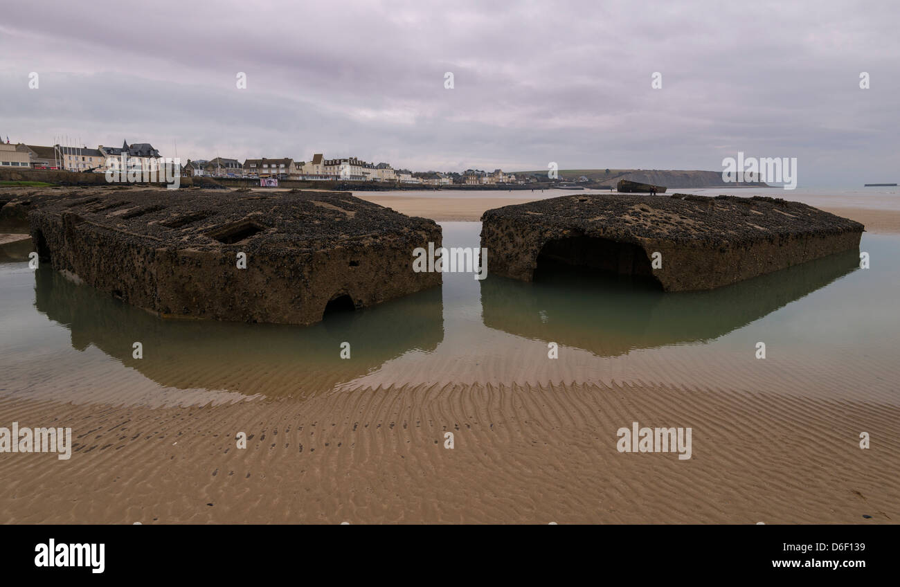 Arromanches Artificial Harbor