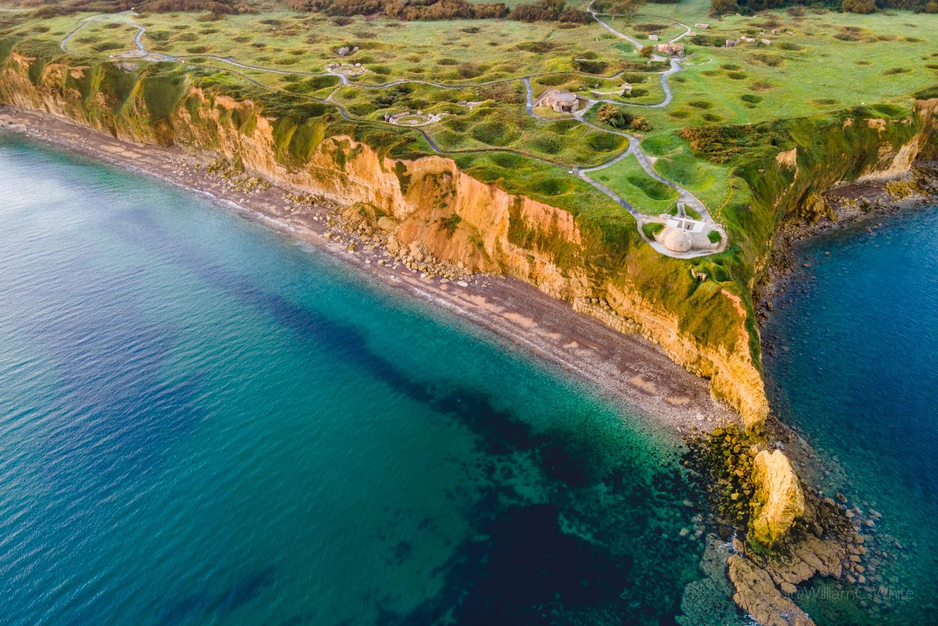 Pointe du Hoc Cliffs