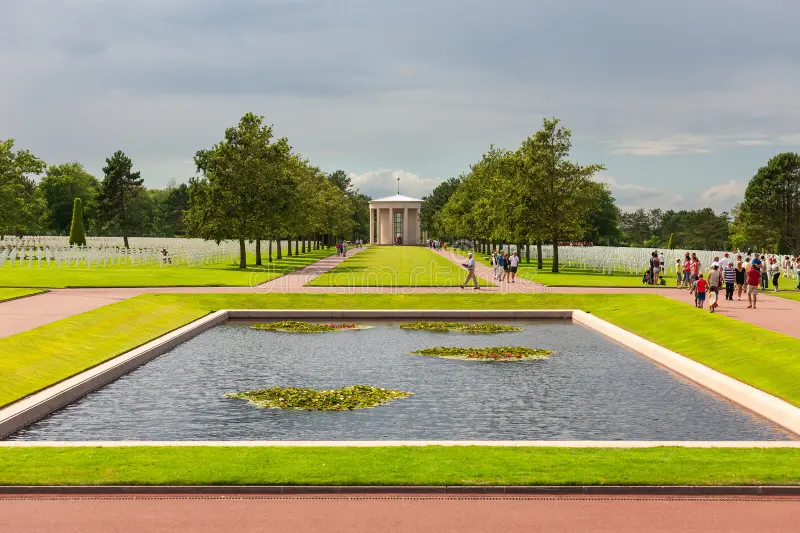 The Reflecting Pool (Normandy American Cemetery)