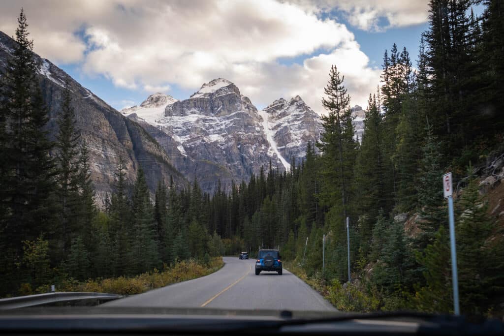 Scenic Transit via Moraine Lake Road