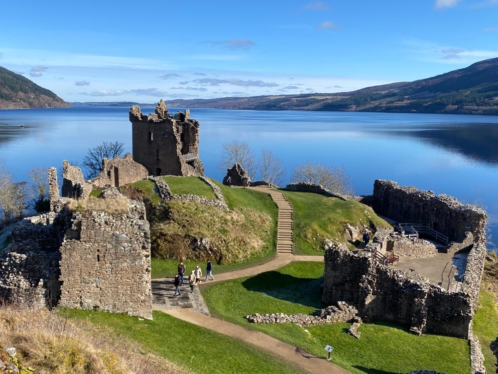 Urquhart Castle Shoreline Promontory