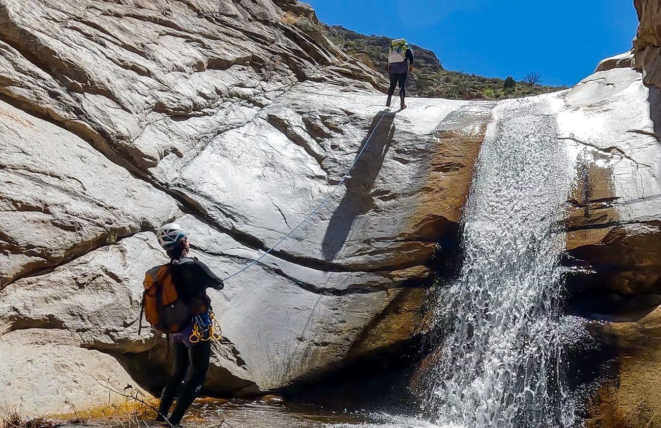 First Rappel Tree Point