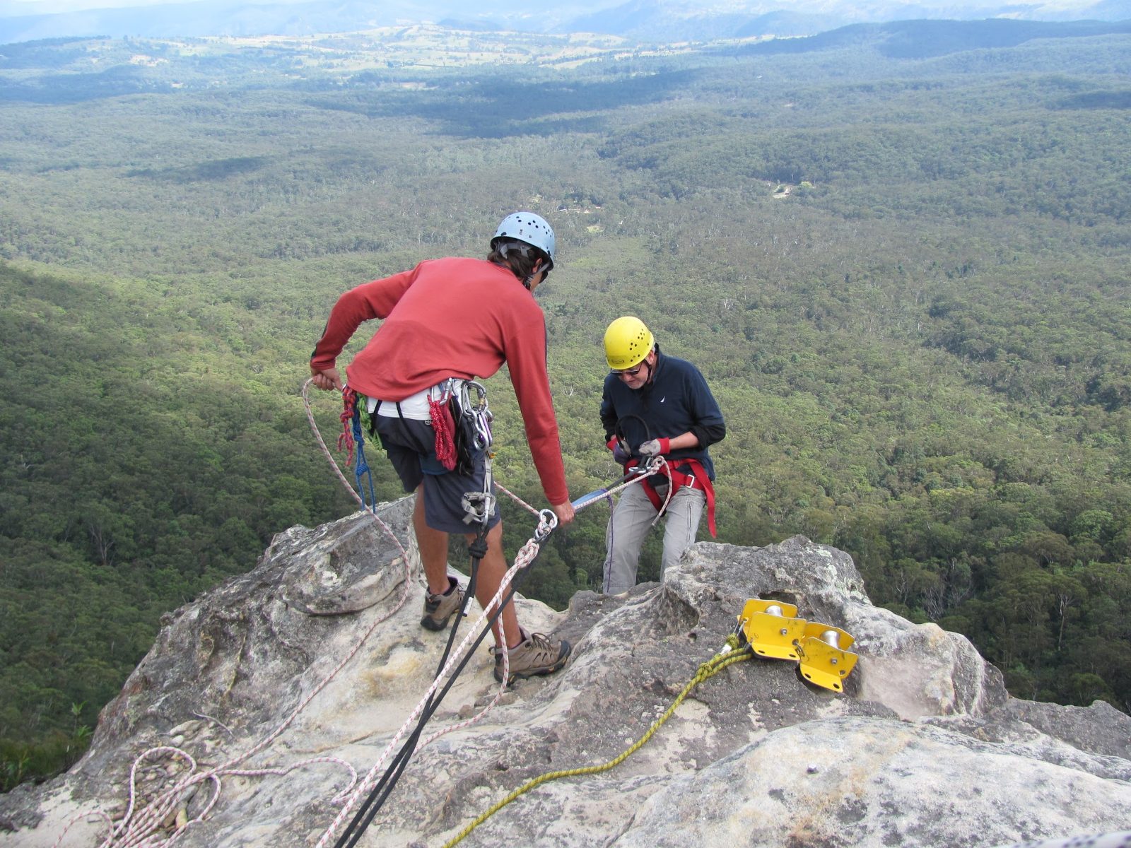 The Initial 30-Meter Rappel