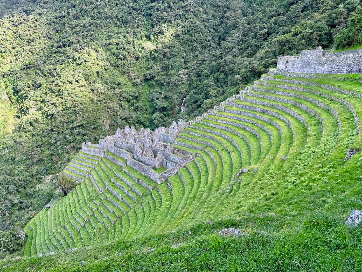 Terraços de Wiñay Wayna